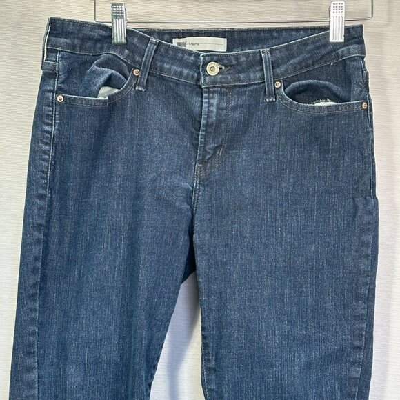 Levis Jeans Womens 12 Legging Cotton Stretch Tapered Leg Skinny Fit Pockets - Picture 2 of 10